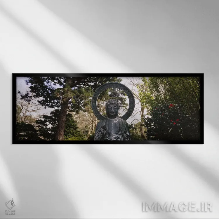 تابلو دکوراتیو Japanese Tea Garden, Golden Gate Park, San Francisco, C… اثر پانورامیک ایمجز - نمای قابدار مشکی