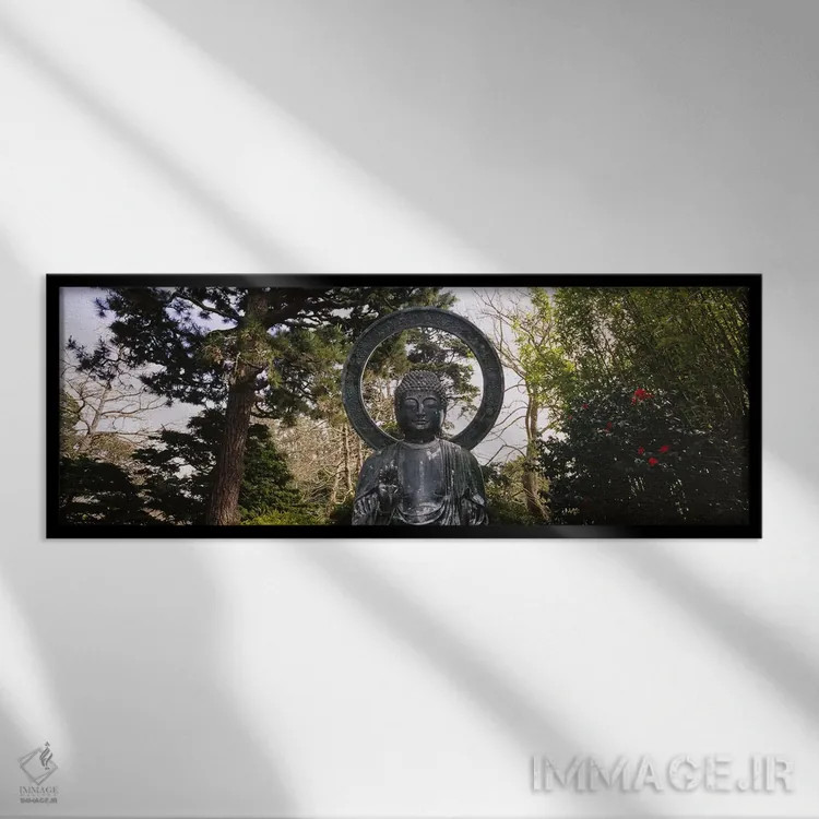 تابلو دکوراتیو Japanese Tea Garden, Golden Gate Park, San Francisco, C… اثر پانورامیک ایمجز - نمای قابدار مشکی