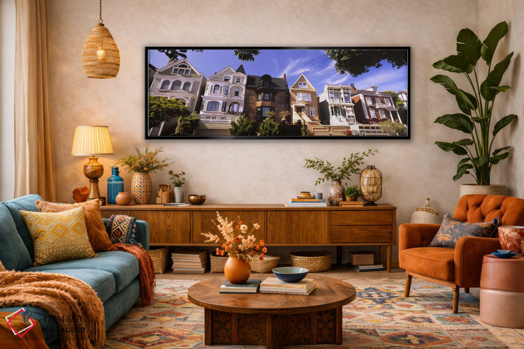 تابلو دکوراتیو Presidio Heights, San Francisco, California, USA,نمای پ… اثر پانورامیک ایمجز - D2B