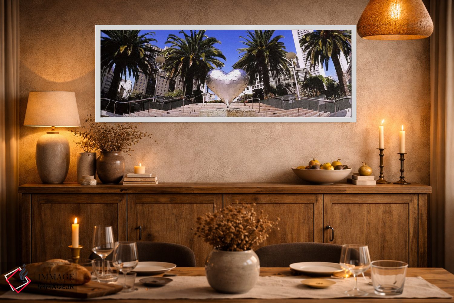تابلو دکوراتیو Union Square, San Francisco, California, USA,نمای پایین… اثر پانورامیک ایمجز - D2W