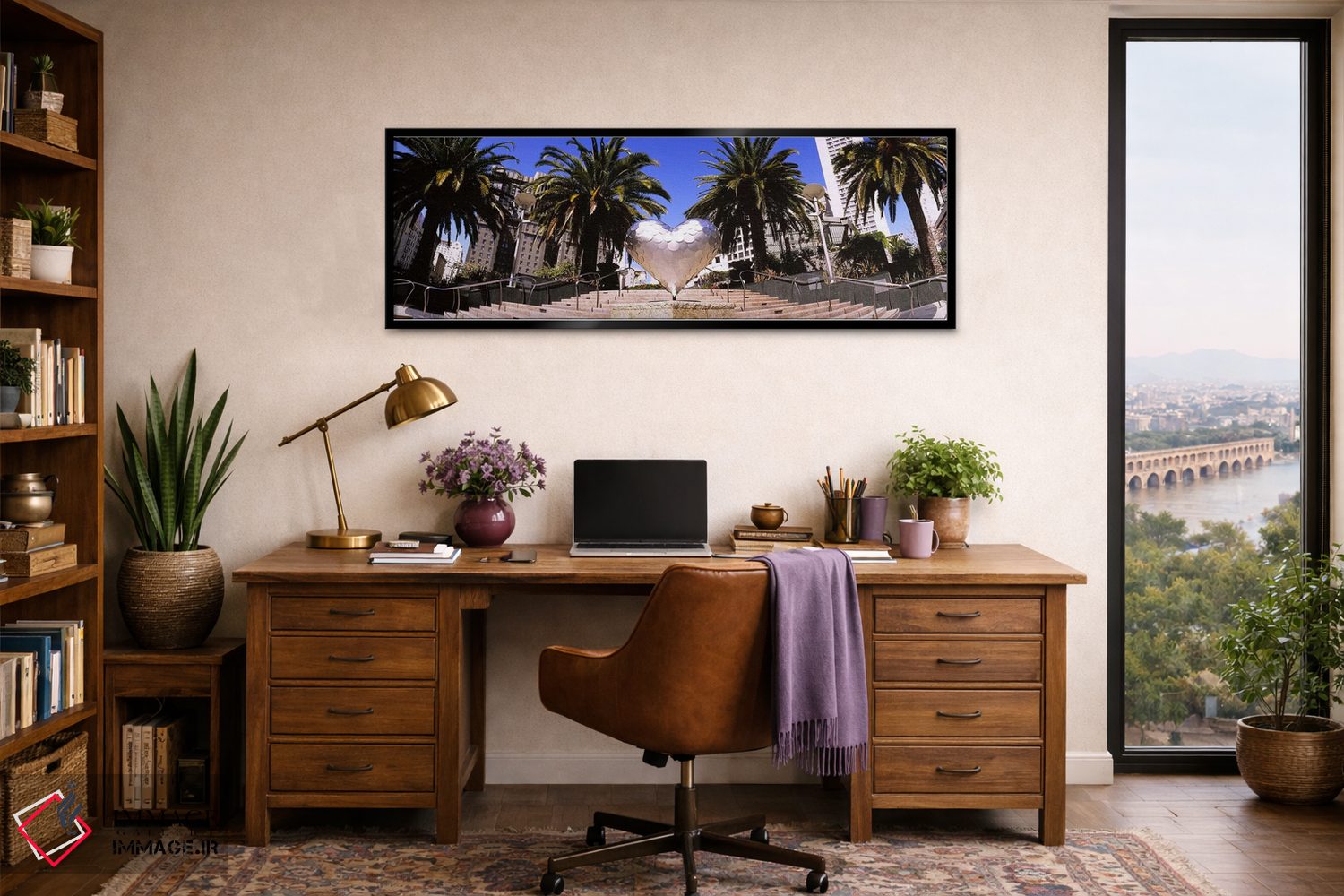 تابلو دکوراتیو Union Square, San Francisco, California, USA,نمای پایین… اثر پانورامیک ایمجز - D3B