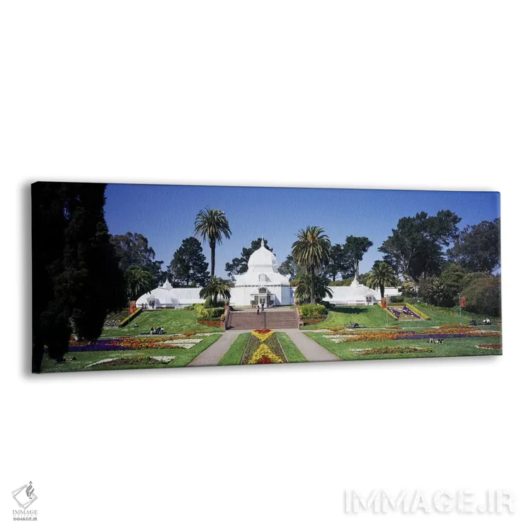 تابلو دکوراتیو Conservatory of Flowers, Golden Gate Park, San Francisc… اثر پانورامیک ایمجز - نمای پرسپکتیو محصول