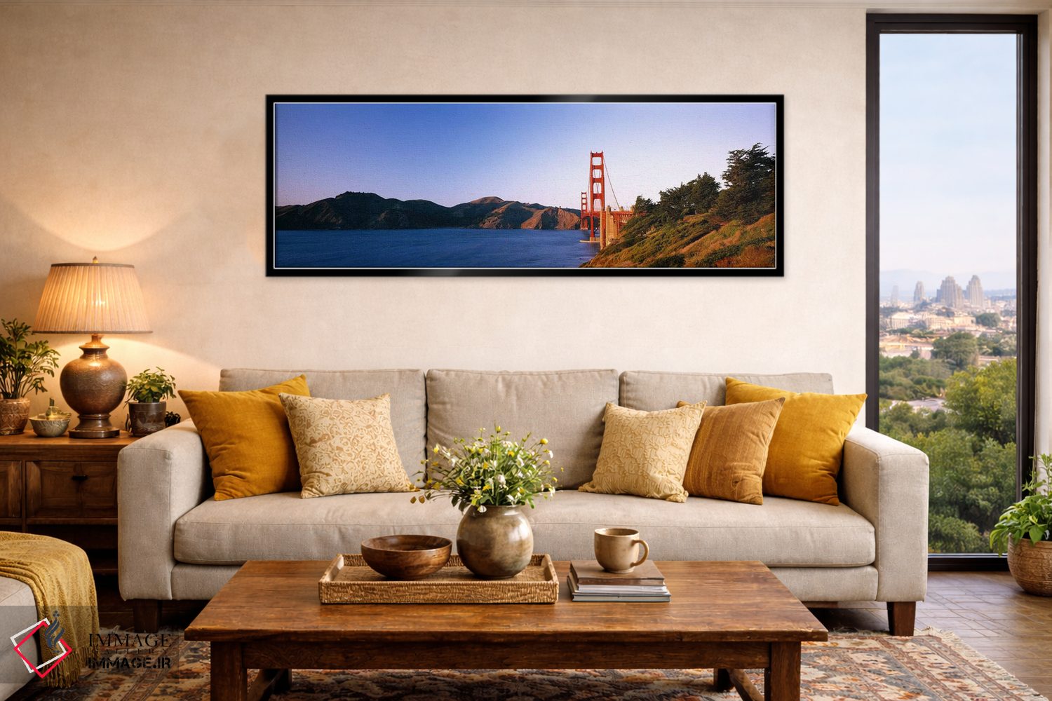 تابلو دکوراتیو Golden Gate Bridge, San Francisco, California, USA #3,پ… اثر پانورامیک ایمجز - D6B