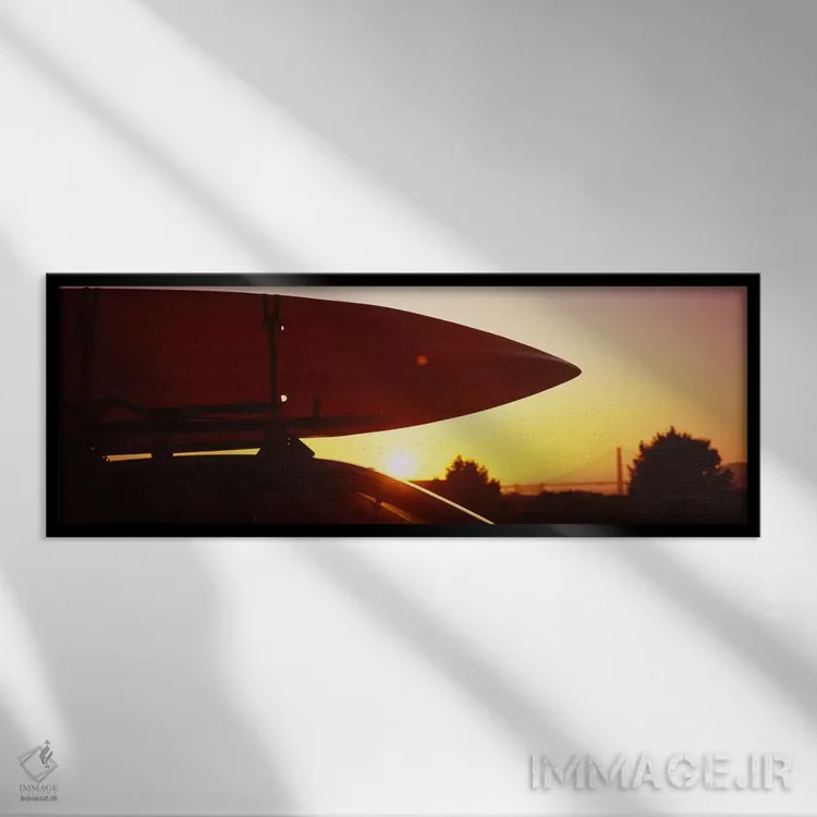 تابلو دکوراتیو San Francisco, California, USA,نمای نزدیک از یک کایاک ر… اثر پانورامیک ایمجز - نمای قابدار مشکی