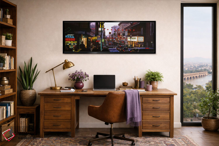 تابلو دکوراتیو Grant Avenue, Chinatown, San Francisco, California, USA… اثر پانورامیک ایمجز - D3B