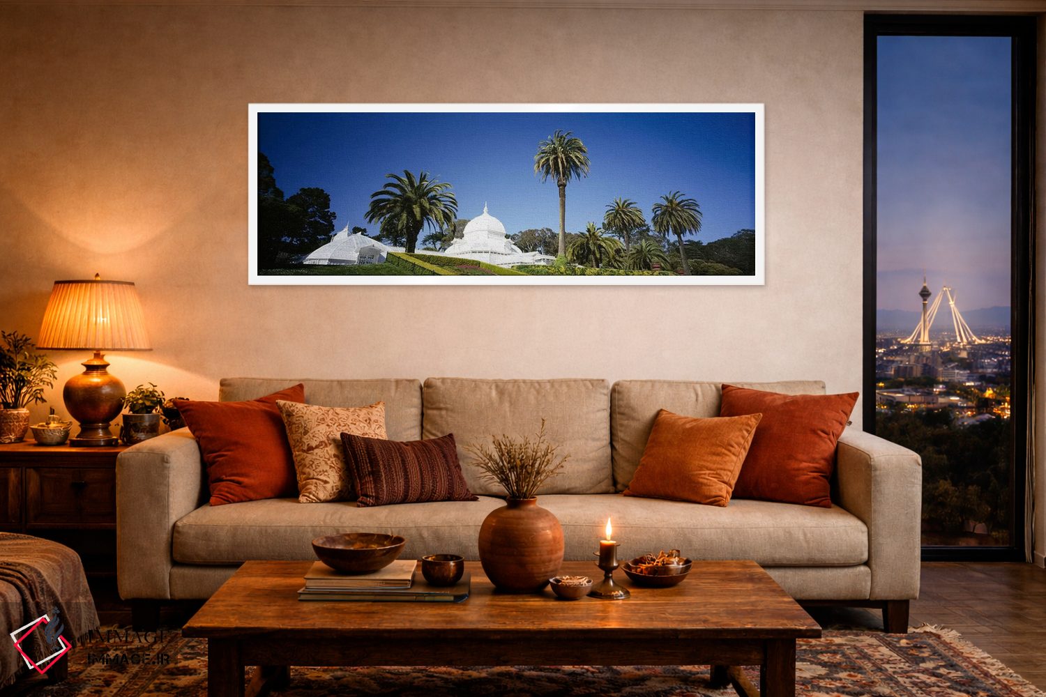 تابلو دکوراتیو Conservatory of Flowers, Golden Gate Park, San Francisc… اثر پانورامیک ایمجز - D4W