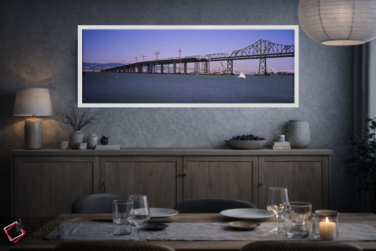 تابلو دکوراتیو Bay Bridge, Treasure Island, Oakland, San Francisco, Ca… اثر پانورامیک ایمجز - D3W