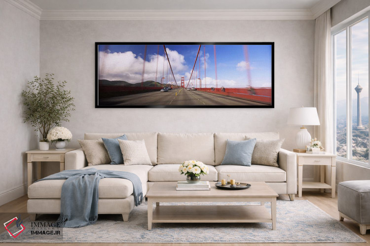 تابلو دکوراتیو Golden Gate Bridge, San Francisco, California, USA,اتوم… اثر پانورامیک ایمجز - D6B