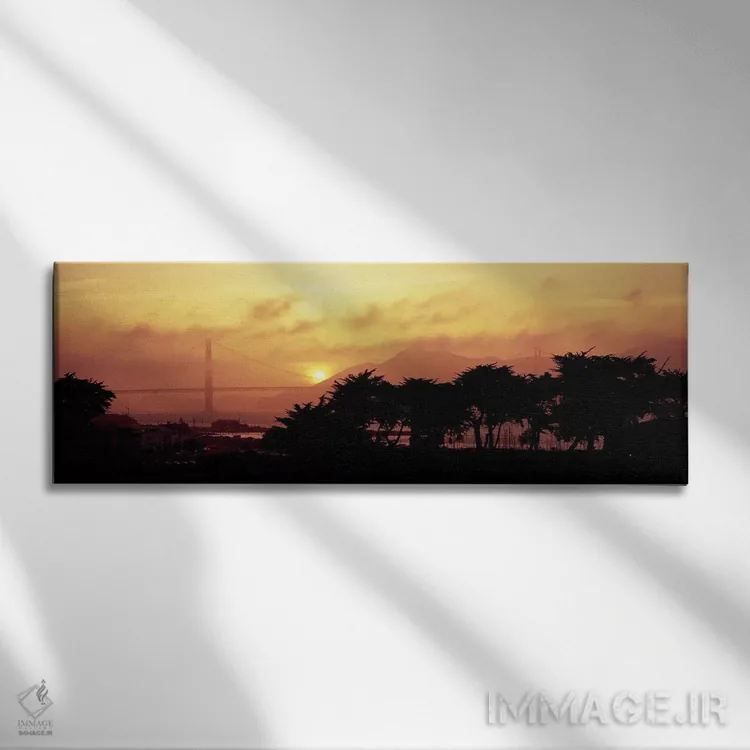 تابلو دکوراتیو Golden Gate Bridge, San Francisco, California, USA,سایه… اثر پانورامیک ایمجز - نمای روبهرو روی دیوار