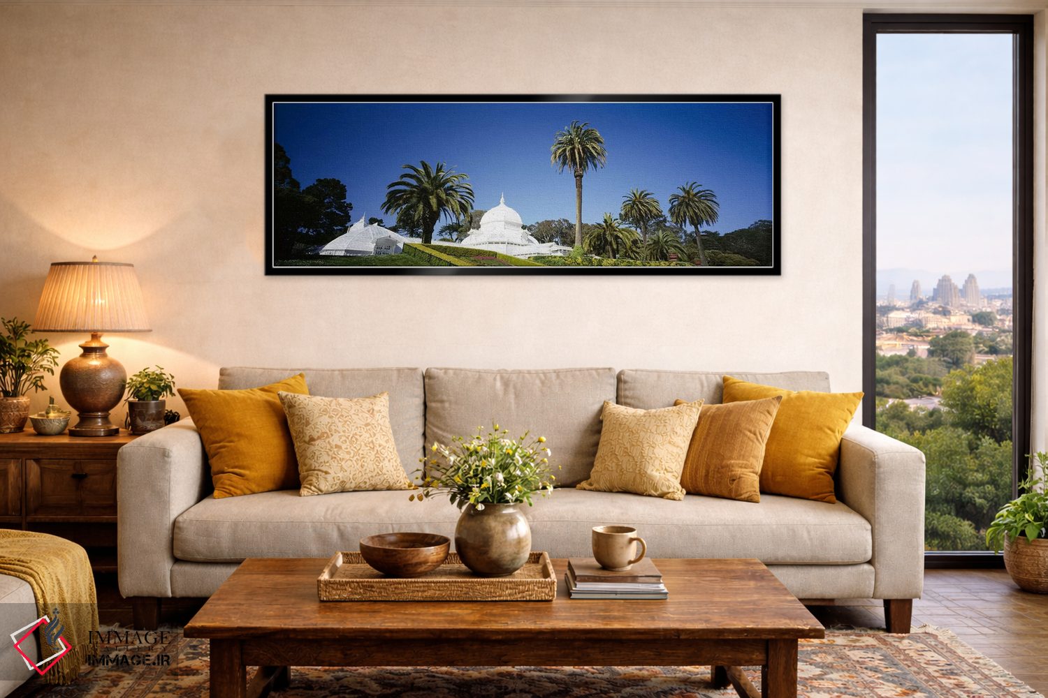 تابلو دکوراتیو Conservatory of Flowers, Golden Gate Park, San Francisc… اثر پانورامیک ایمجز - D6B