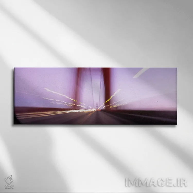 تابلو دکوراتیو Golden Gate Bridge, San Francisco, California, USA,تراف… اثر پانورامیک ایمجز - نمای روبهرو روی دیوار