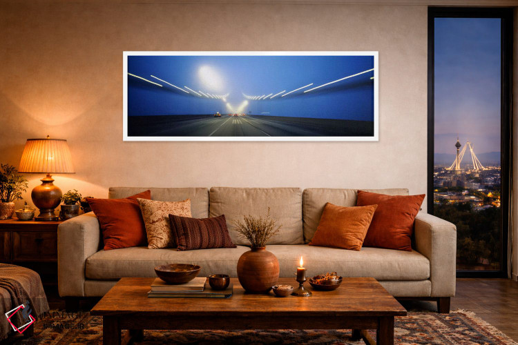 تابلو دکوراتیو Bay Bridge, San Francisco, California, USA #3,اتومبیل ه… اثر پانورامیک ایمجز - D4W