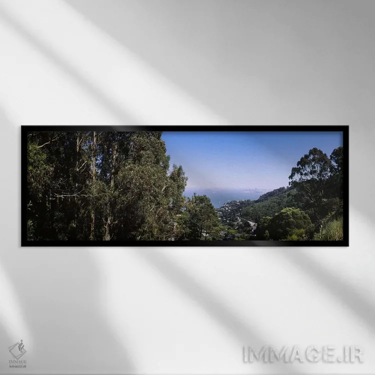تابلو دکوراتیو Sausalito, San Francisco Bay, Marin County, California… اثر پانورامیک ایمجز - نمای قابدار مشکی