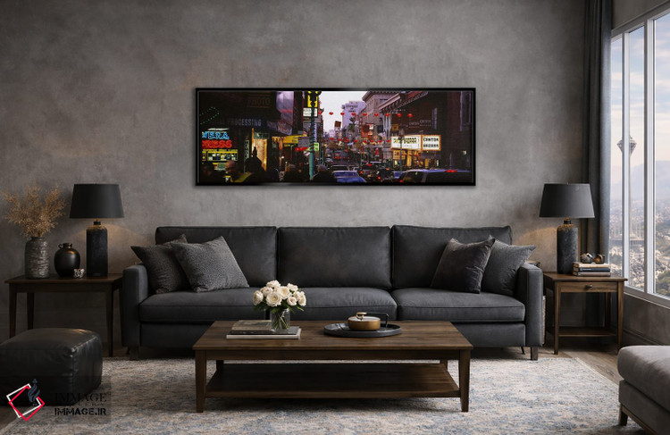 تابلو دکوراتیو Grant Avenue, Chinatown, San Francisco, California, USA… اثر پانورامیک ایمجز - D6B