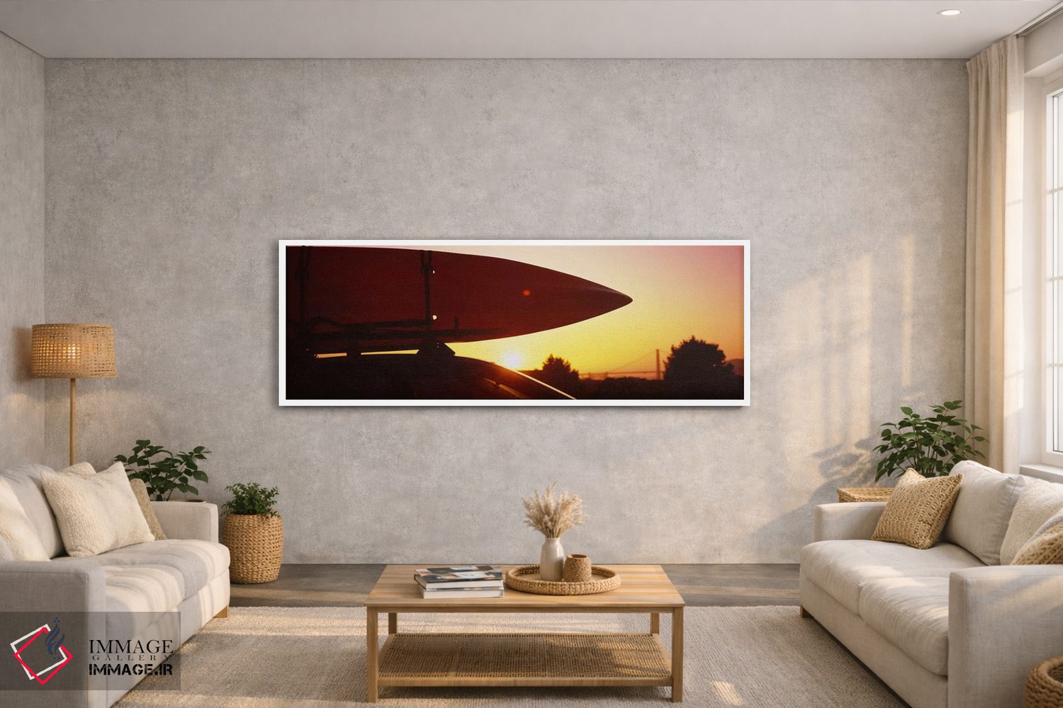 تابلو دکوراتیو San Francisco, California, USA,نمای نزدیک از یک کایاک ر… اثر پانورامیک ایمجز - D2W