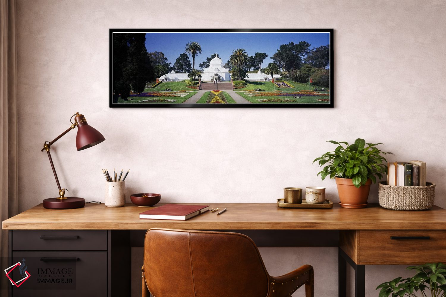 تابلو دکوراتیو Conservatory of Flowers, Golden Gate Park, San Francisc… اثر پانورامیک ایمجز - D3B