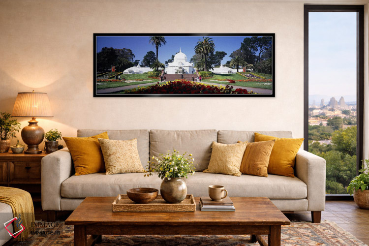 تابلو دکوراتیو Conservatory of Flowers, Golden Gate Park, San Francisc… اثر پانورامیک ایمجز - D6B