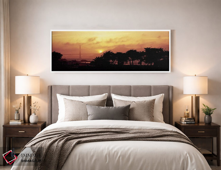 تابلو دکوراتیو Golden Gate Bridge, San Francisco, California, USA,سایه… اثر پانورامیک ایمجز - D3W