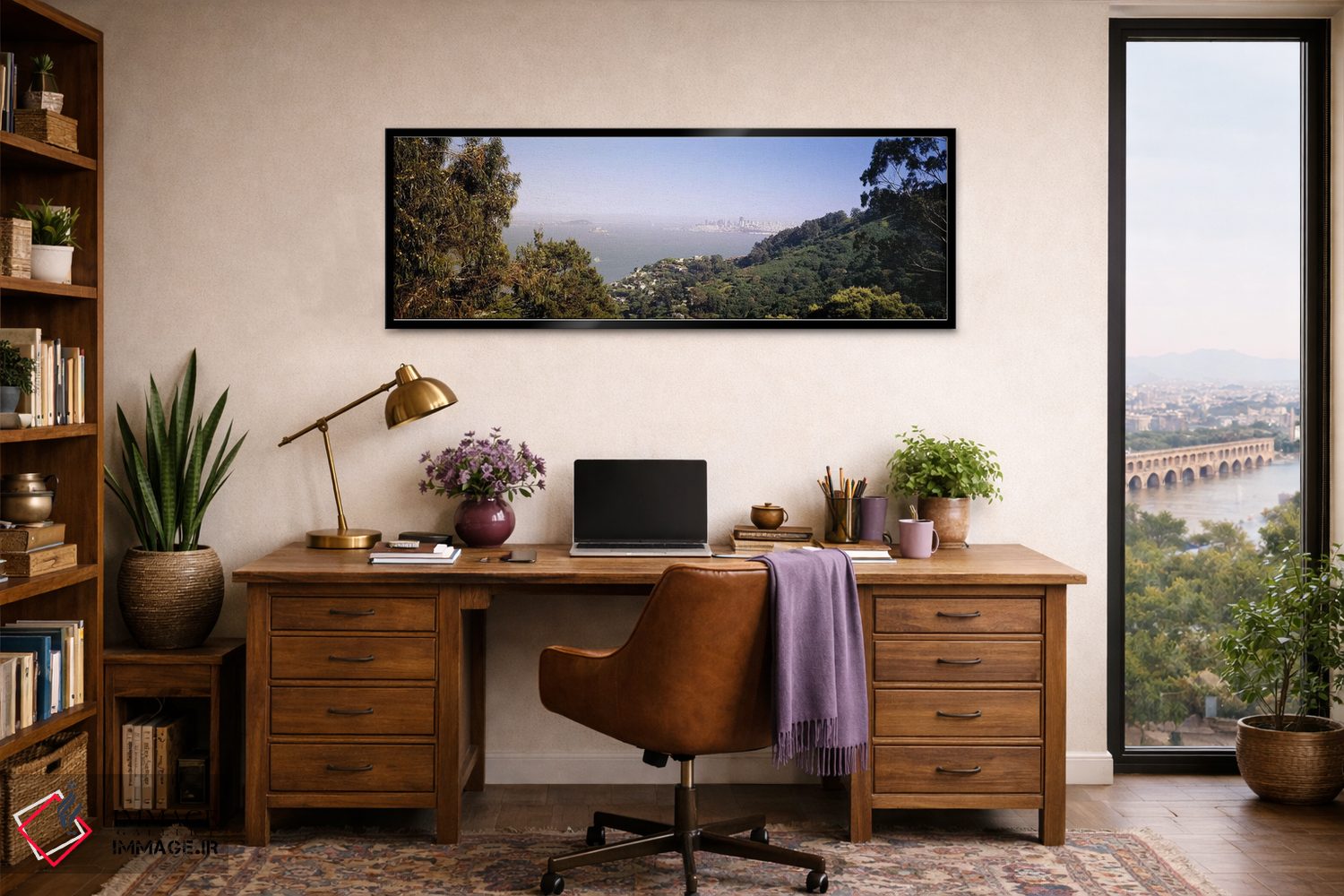 تابلو دکوراتیو Sausalito, San Francisco Bay, Marin County, California… اثر پانورامیک ایمجز - D2B