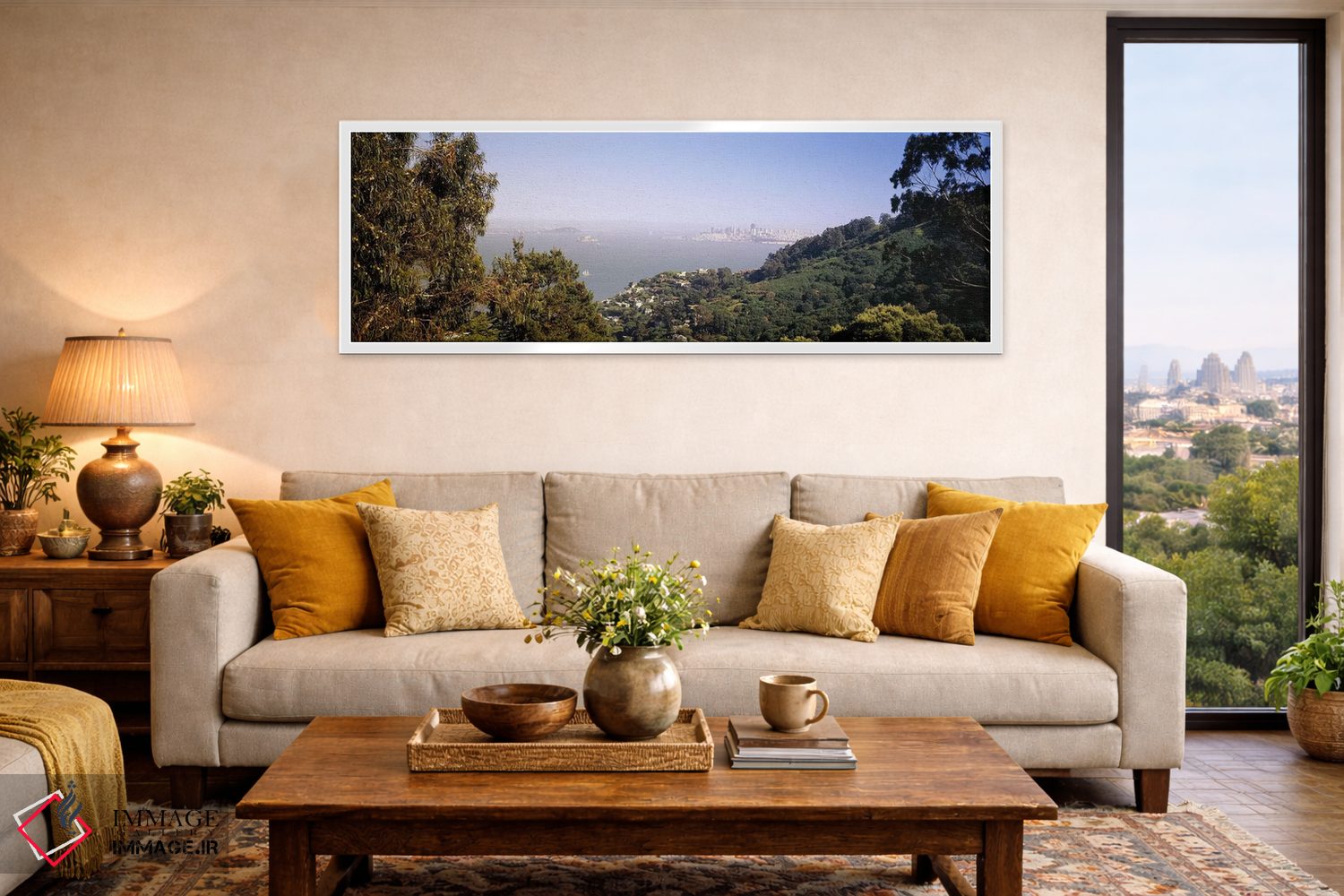 تابلو دکوراتیو Sausalito, San Francisco Bay, Marin County, California… اثر پانورامیک ایمجز - D4W