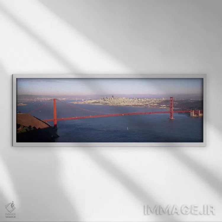 تابلو دکوراتیو San Francisco, Marin County, California, USA,نمای بالا… اثر پانورامیک ایمجز - نمای قابدار سفید