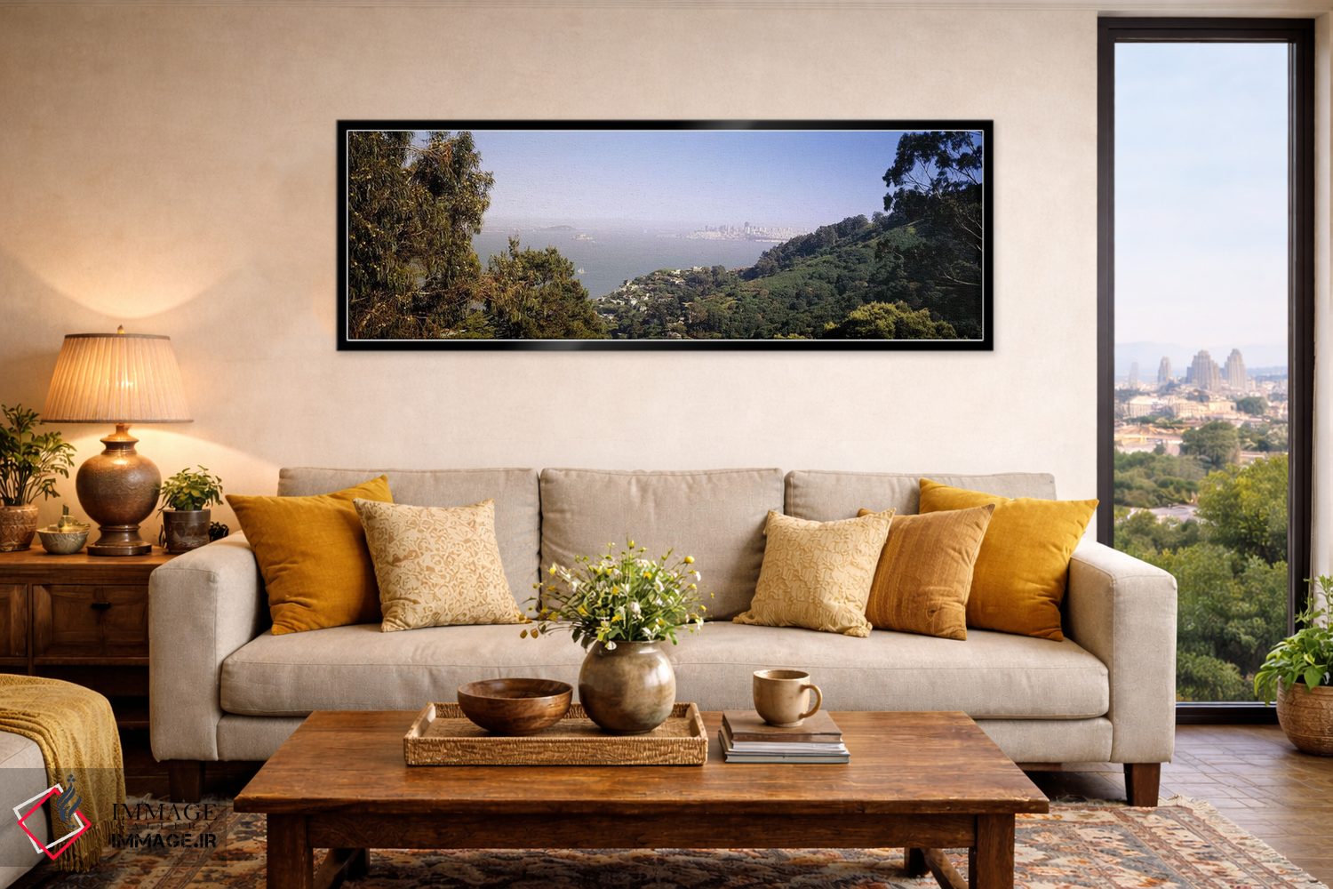 تابلو دکوراتیو Sausalito, San Francisco Bay, Marin County, California… اثر پانورامیک ایمجز - D6B