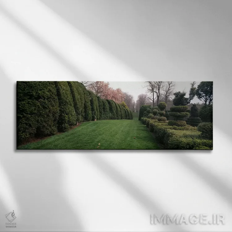 تابلو دکوراتیو Monkton, Baltimore County, Maryland, USA,پرچین در باغ ر… اثر پانورامیک ایمجز - نمای روبهرو روی دیوار