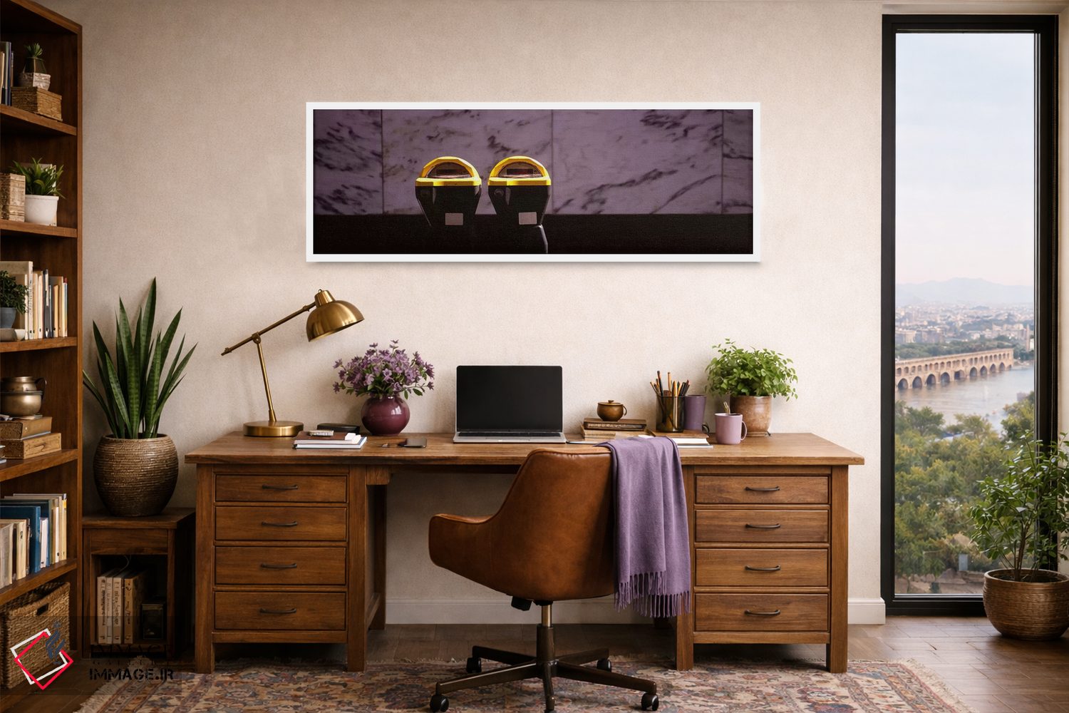 تابلو دکوراتیو San Francisco, California, USA,نمای نزدیک از دو پارکومت… اثر پانورامیک ایمجز - D1W