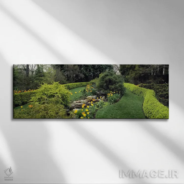 تابلو دکوراتیو Monkton, Baltimore County, Maryland, USA,پرچین در باغ ر… اثر پانورامیک ایمجز - نمای روبهرو روی دیوار