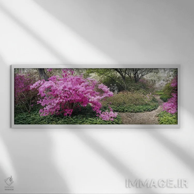 تابلو دکوراتیو Ladew Topiary Gardens, Monkton, Baltimore County, Maryl… اثر پانورامیک ایمجز - نمای قابدار سفید