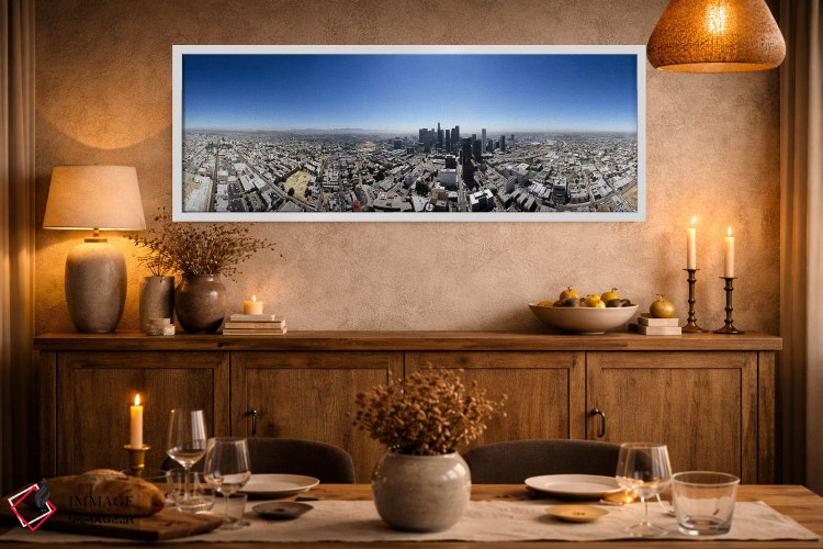 تابلو دکوراتیو Los Angeles County, California, USA,نمای ۳۶۰ درجه از شه… اثر پانورامیک ایمجز - D2W