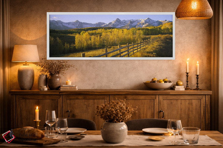 تابلو دکوراتیو San Juan Mountains, Colorado, USA,درختان در دشتی نزدیک… اثر پانورامیک ایمجز - D1W