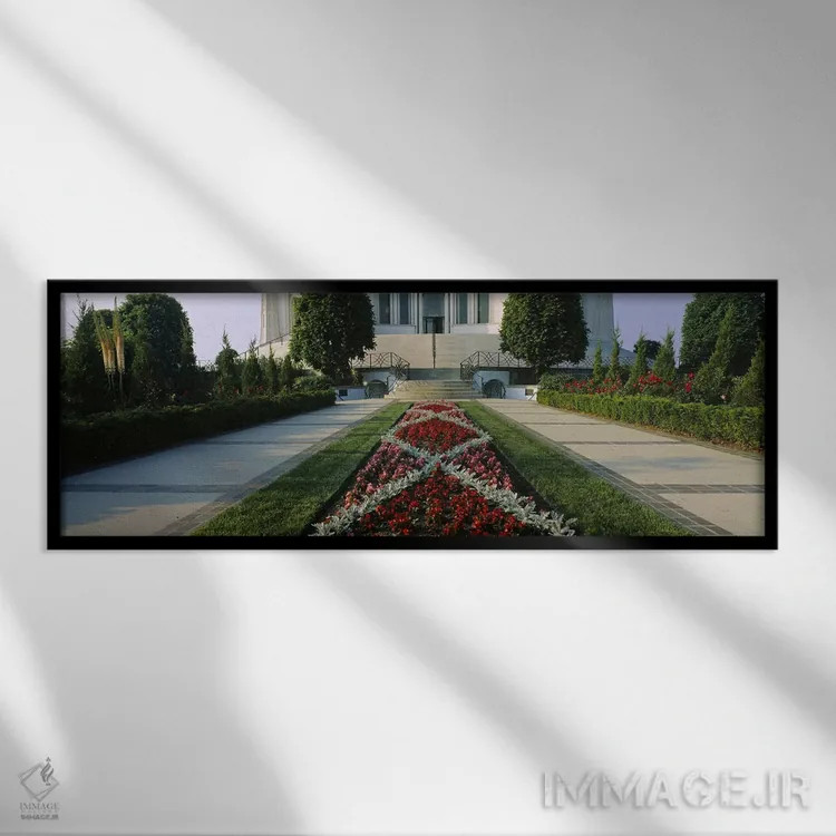 تابلو دکوراتیو Baha'i House Of Worship, Wilmette, New Trier Township… اثر پانورامیک ایمجز - نمای قابدار مشکی