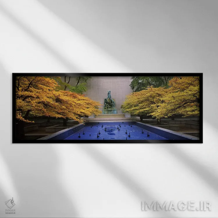 تابلو دکوراتیو Art Institute of Chicago, Chicago, Cook County, Illinoi… اثر پانورامیک ایمجز - نمای قابدار مشکی