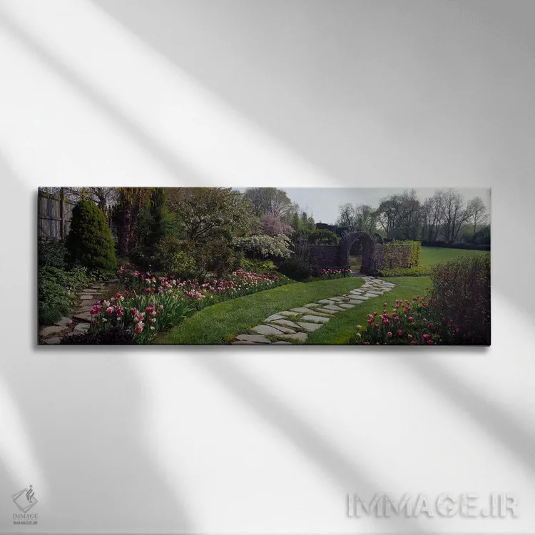 تابلو دکوراتیو Ladew Topiary Gardens, Monkton, Baltimore County, Maryl… اثر پانورامیک ایمجز - نمای روبهرو روی دیوار