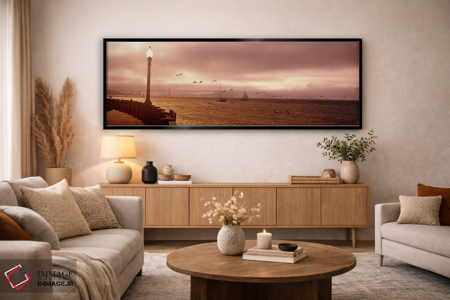 تابلو دکوراتیو San Francisco Bay, Golden Gate Bridge, San Francisco, C… اثر پانورامیک ایمجز - D5B