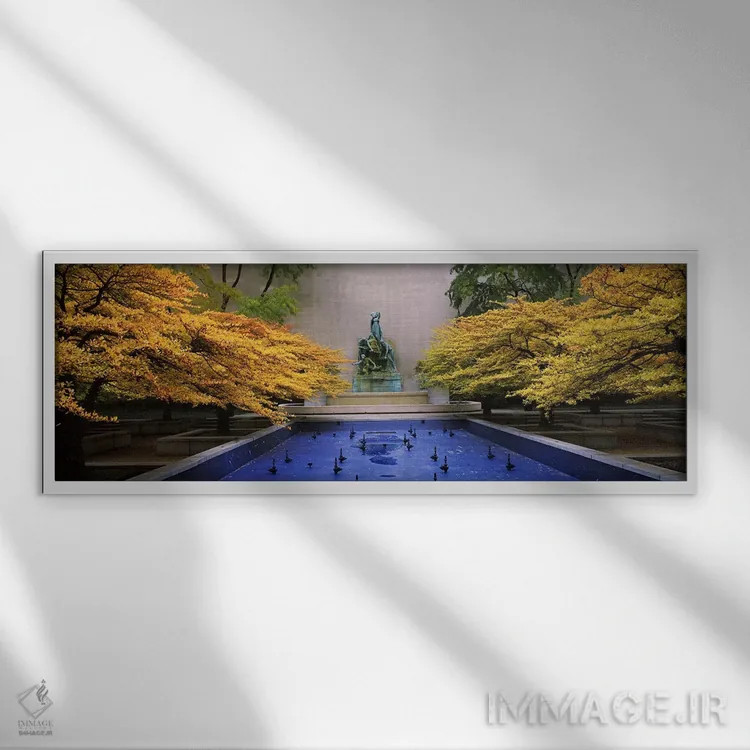 تابلو دکوراتیو Art Institute of Chicago, Chicago, Cook County, Illinoi… اثر پانورامیک ایمجز - نمای قابدار سفید