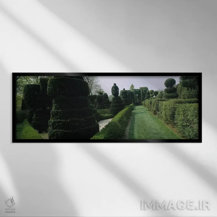 تابلو دکوراتیو Ladew Topiary Gardens, Monkton, Baltimore County, Maryl… اثر پانورامیک ایمجز - نمای قابدار مشکی