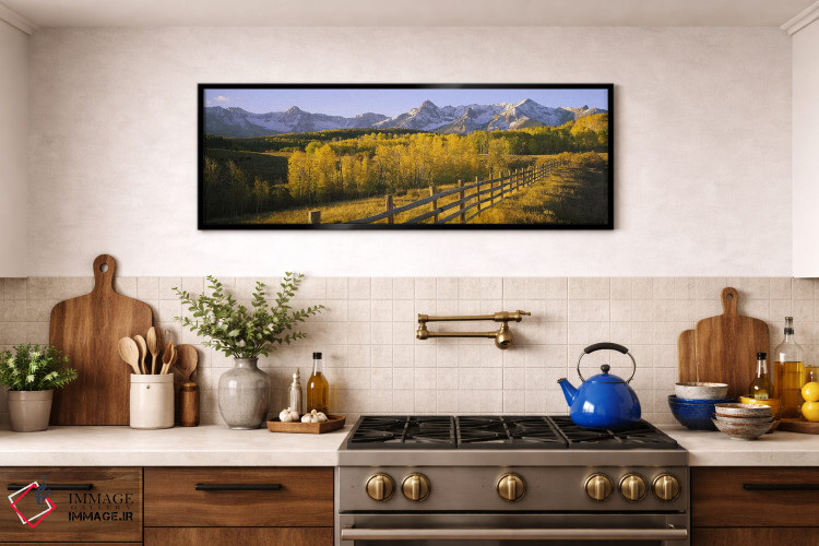 تابلو دکوراتیو San Juan Mountains, Colorado, USA,درختان در دشتی نزدیک… اثر پانورامیک ایمجز - D3B