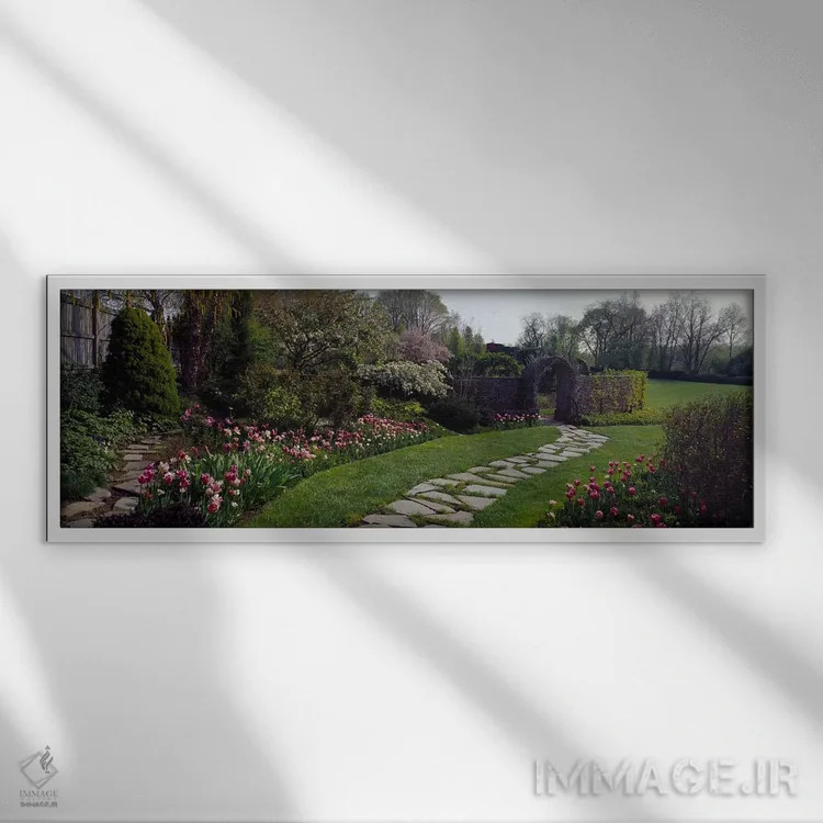 تابلو دکوراتیو Ladew Topiary Gardens, Monkton, Baltimore County, Maryl… اثر پانورامیک ایمجز - نمای قابدار سفید