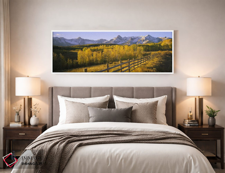 تابلو دکوراتیو San Juan Mountains, Colorado, USA,درختان در دشتی نزدیک… اثر پانورامیک ایمجز - D4W