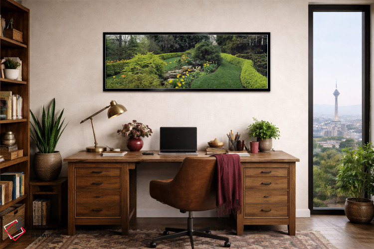 تابلو دکوراتیو Monkton, Baltimore County, Maryland, USA,پرچین در باغ ر… اثر پانورامیک ایمجز - D3B