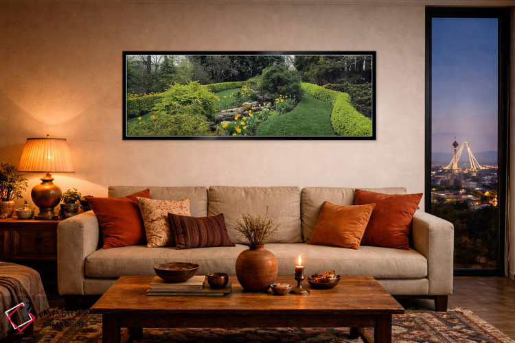 تابلو دکوراتیو Monkton, Baltimore County, Maryland, USA,پرچین در باغ ر… اثر پانورامیک ایمجز - D5B