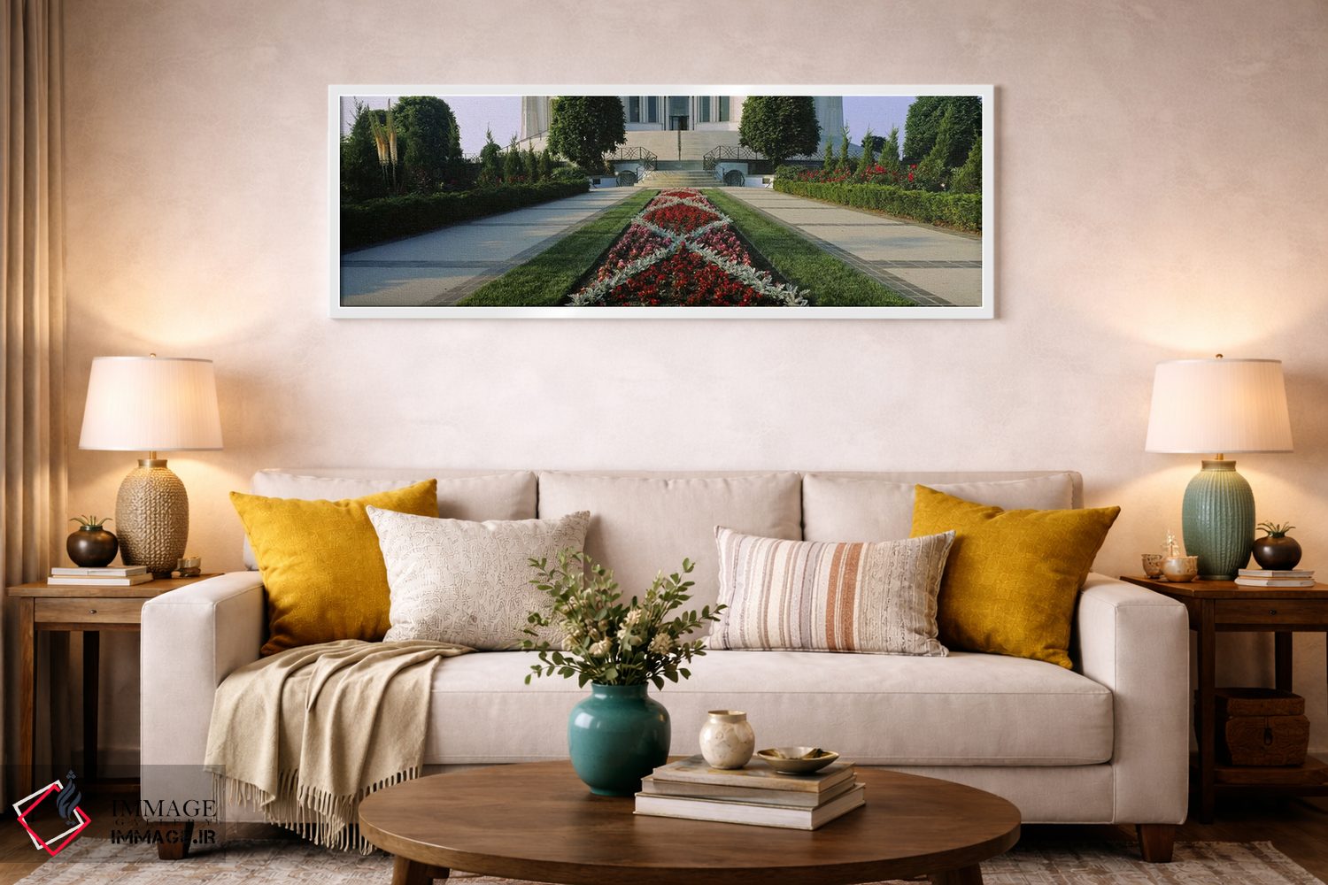 تابلو دکوراتیو Baha'i House Of Worship, Wilmette, New Trier Township… اثر پانورامیک ایمجز - D1W