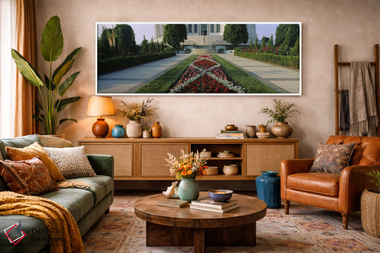 تابلو دکوراتیو Baha'i House Of Worship, Wilmette, New Trier Township… اثر پانورامیک ایمجز - D2W