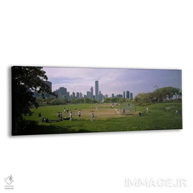 تابلو دکوراتیو Grant Park, Chicago, Cook County, Illinois, USA,گروهی د… اثر پانورامیک ایمجز - نمای پرسپکتیو محصول