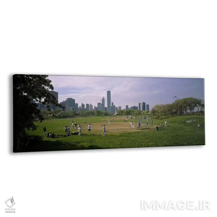 تابلو دکوراتیو Grant Park, Chicago, Cook County, Illinois, USA,گروهی د… اثر پانورامیک ایمجز - نمای پرسپکتیو محصول