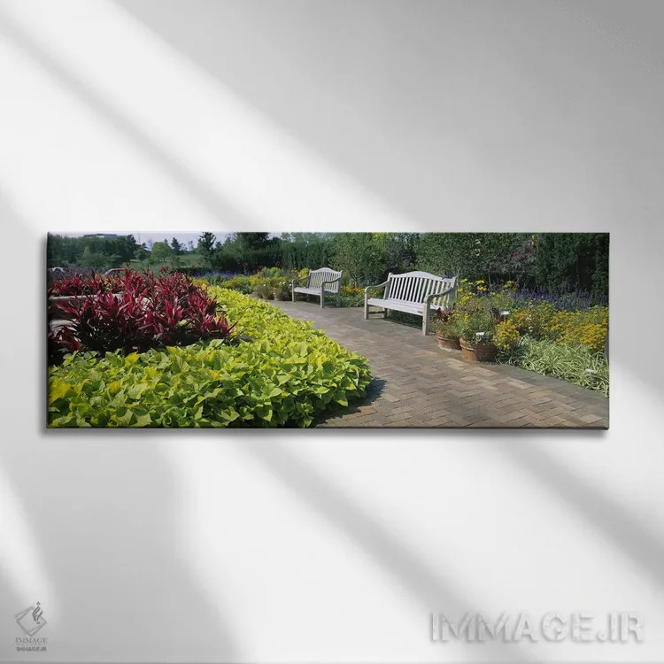 تابلو دکوراتیو Chicago Botanic Garden, Glencoe, Cook County, Illinois… اثر پانورامیک ایمجز - نمای روبهرو روی دیوار
