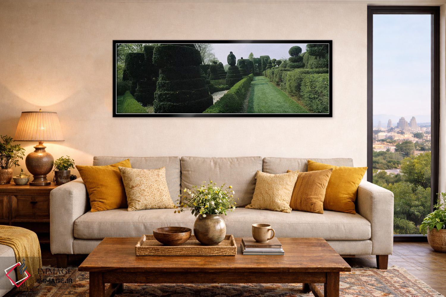 تابلو دکوراتیو Ladew Topiary Gardens, Monkton, Baltimore County, Maryl… اثر پانورامیک ایمجز - D6B