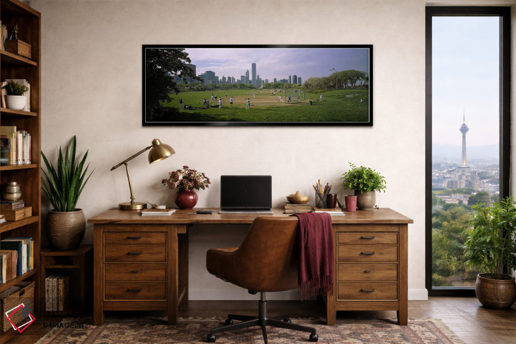 تابلو دکوراتیو Grant Park, Chicago, Cook County, Illinois, USA,گروهی د… اثر پانورامیک ایمجز - D3B